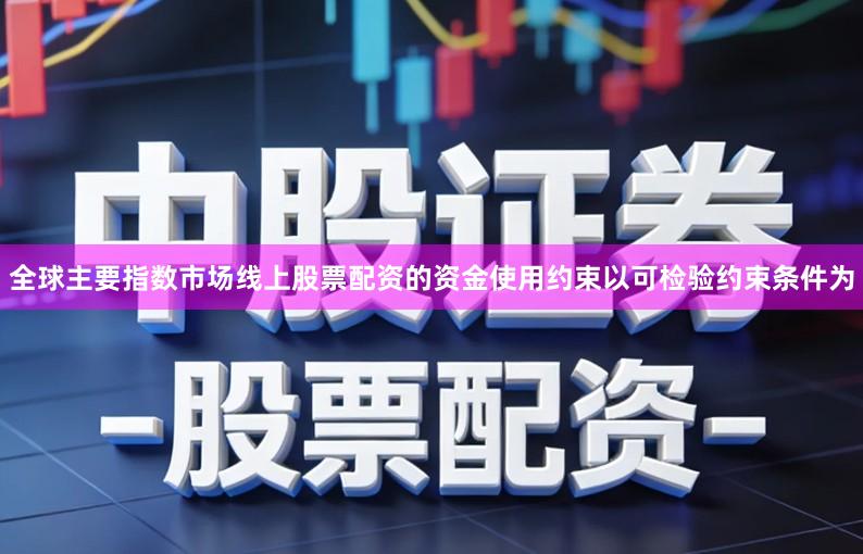 全球主要指数市场线上股票配资的资金使用约束以可检验约束条件为