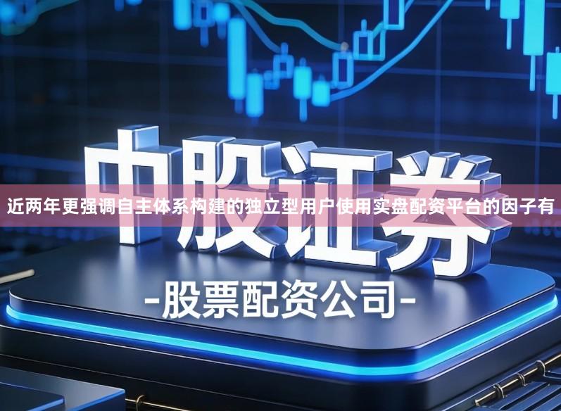 近两年更强调自主体系构建的独立型用户使用实盘配资平台的因子有